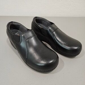 Dansko XP Black Leather Clogs Nurse Medical Mule Shoes Size 41
10.5 See chart